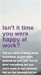 Mobile Screenshot of careerhappinessrevolution.com